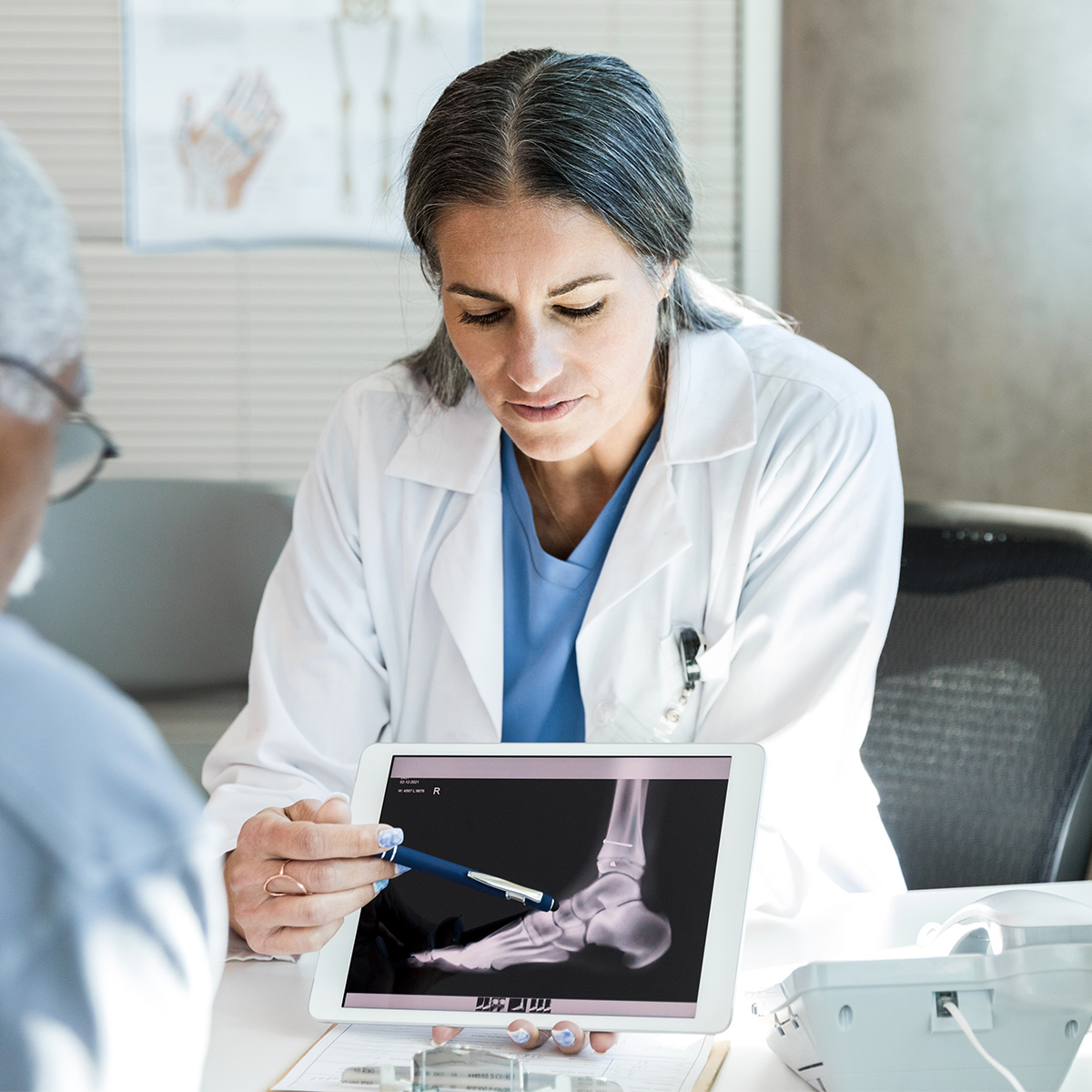 Doctor with x-ray