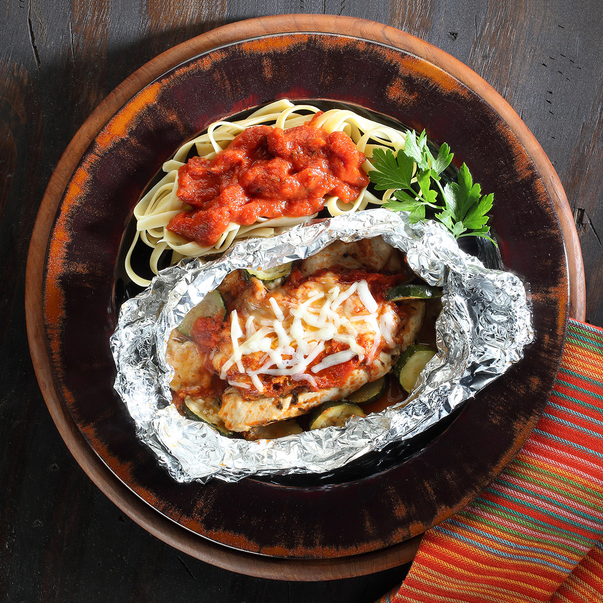 Cheesy Italian Chicken Pouches