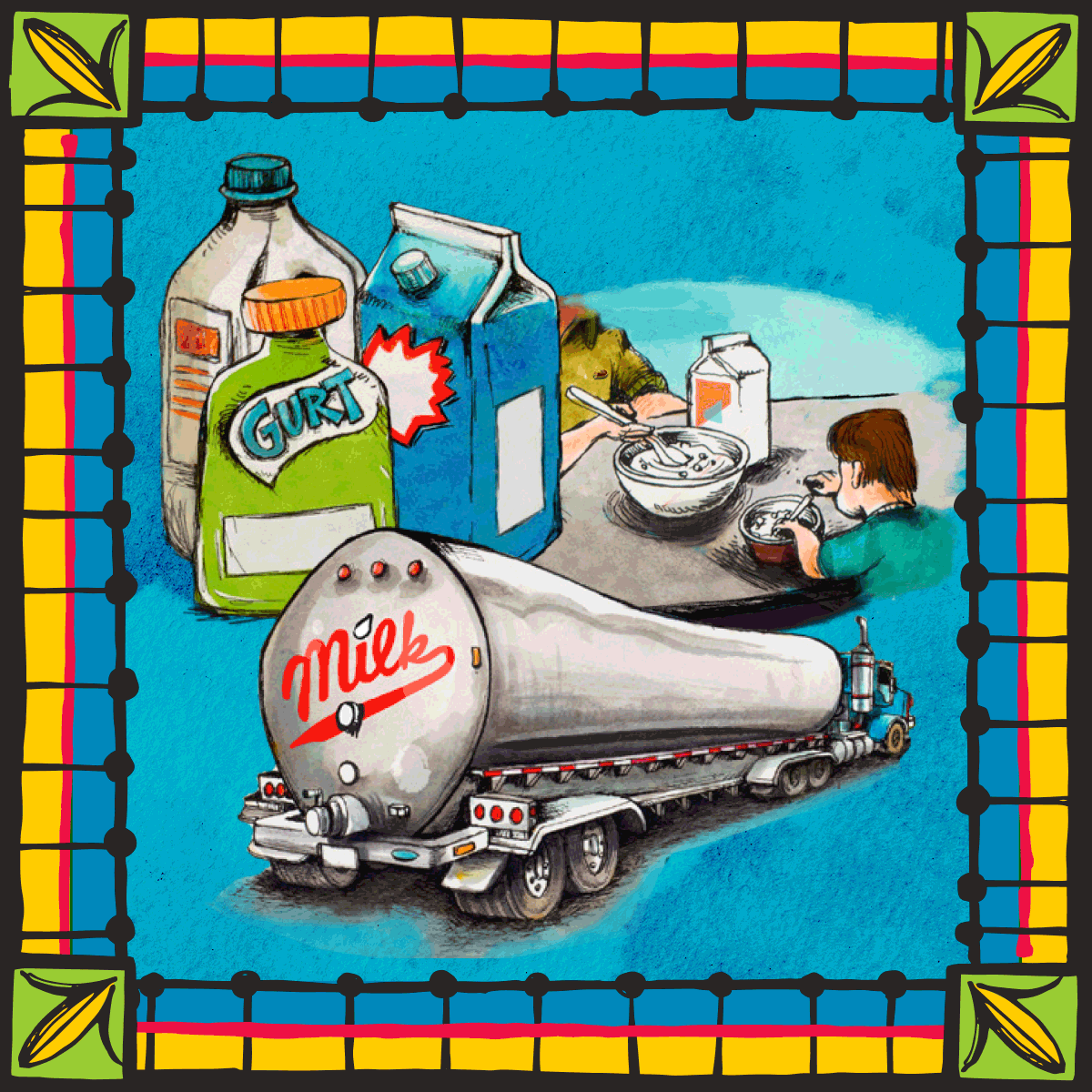 Dairy truck