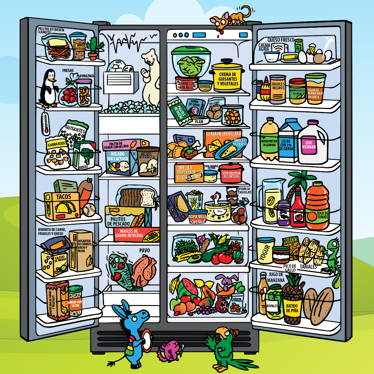 Fridge illustration