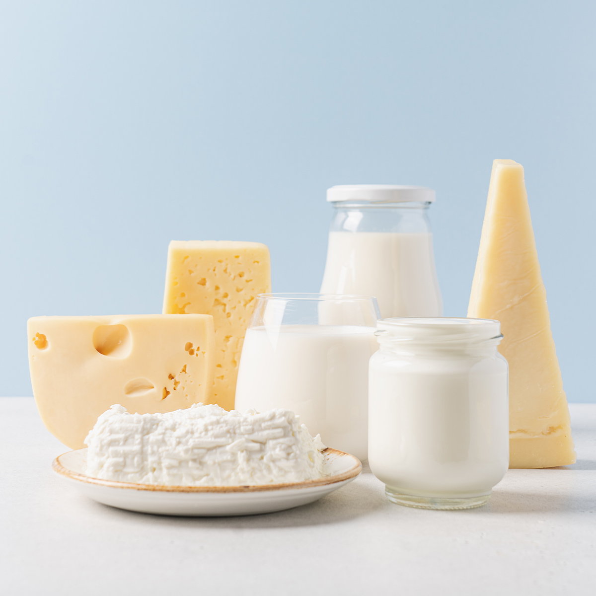 Cheese, milk and yogurt