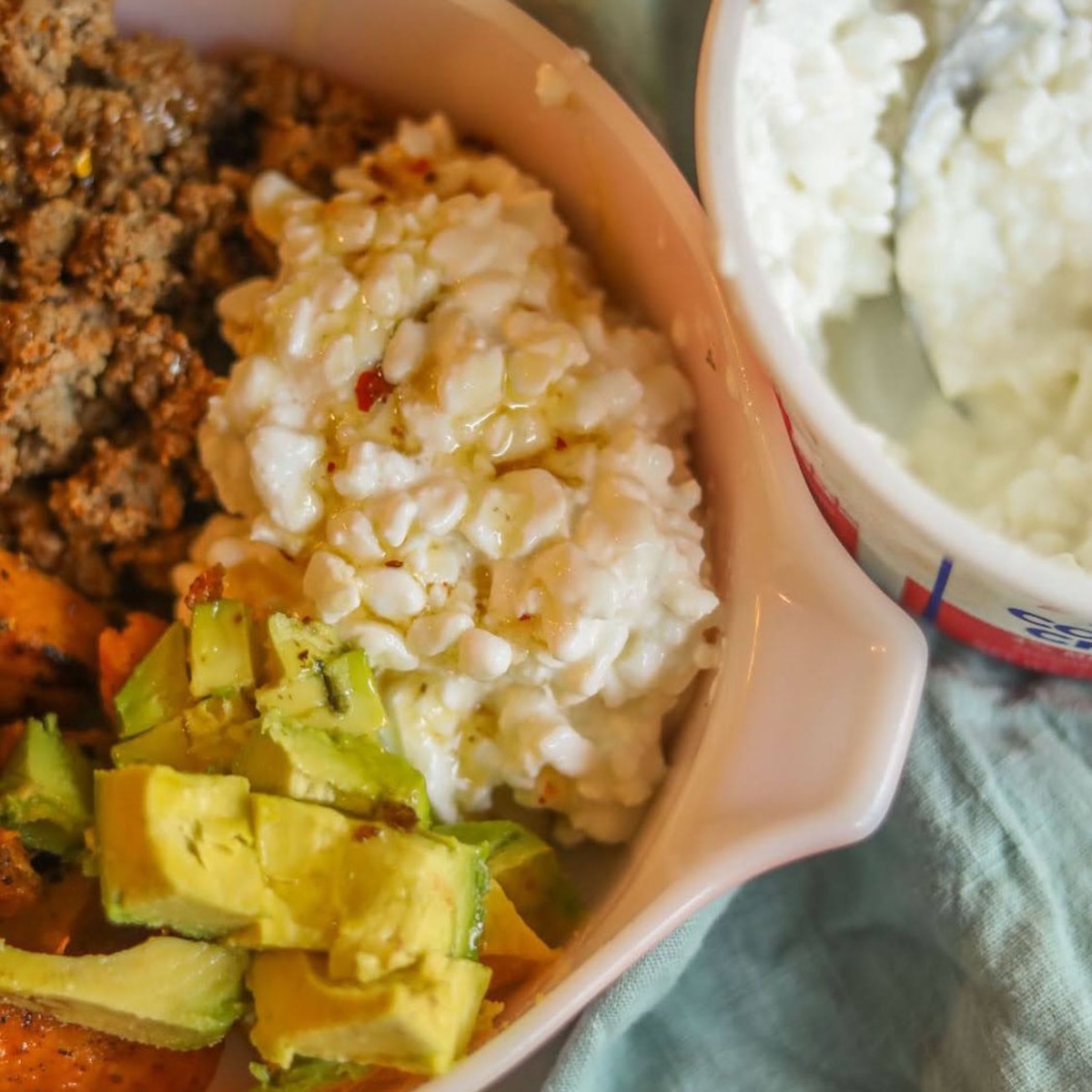 Viral Cottage Cheese Bowl