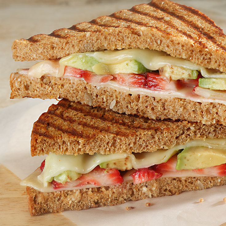 Avocado Strawberry Grilled Cheese
