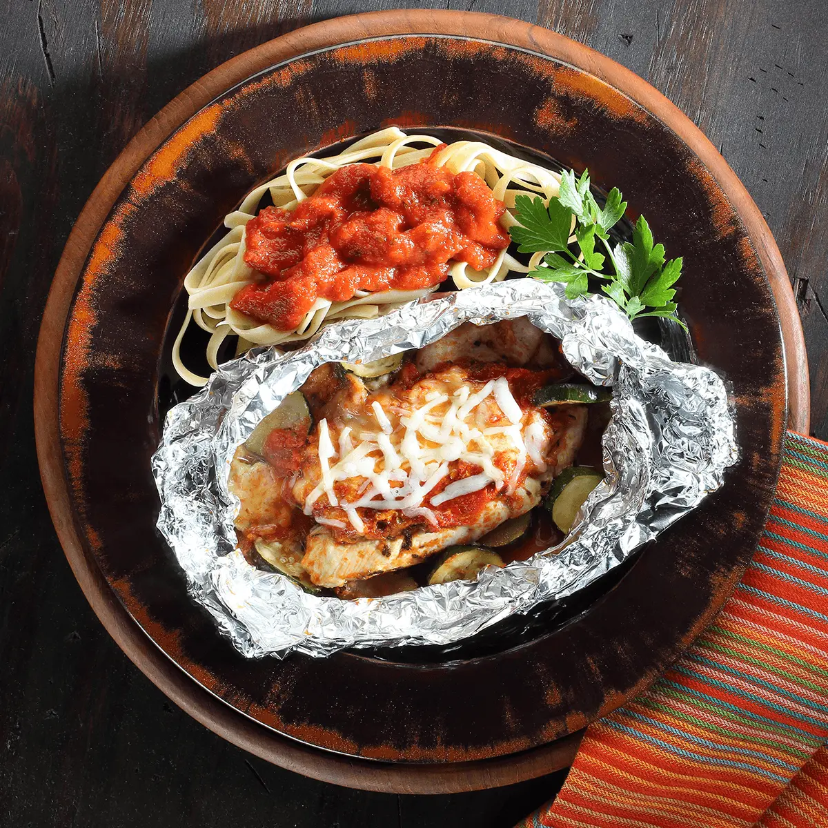 Cheesy Italian Chicken Pouches