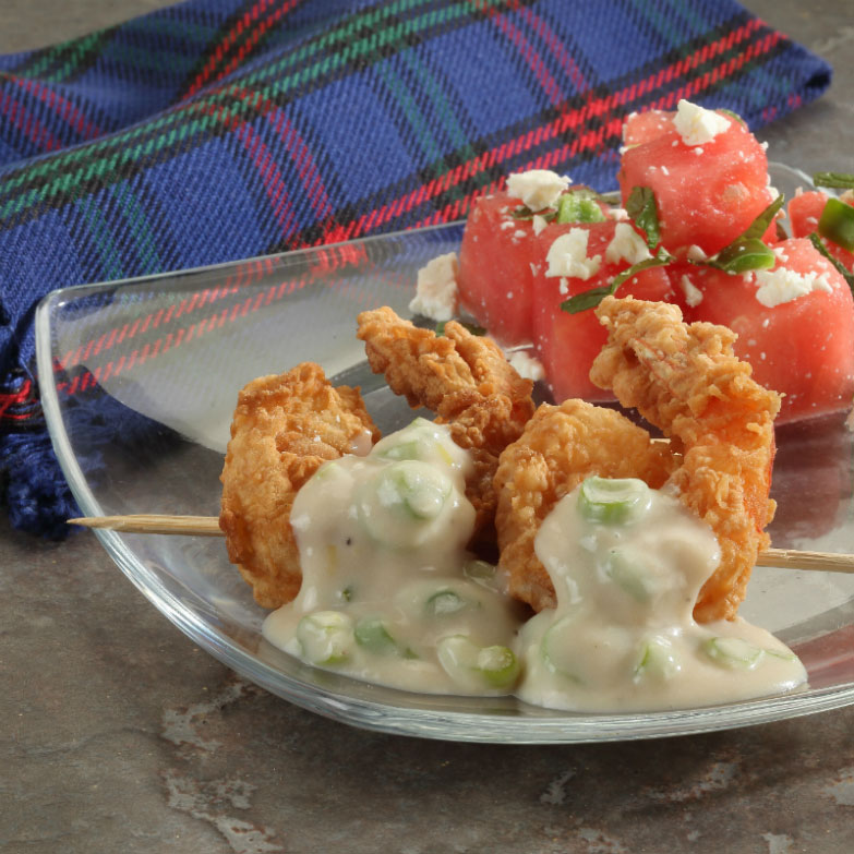 Chicken-Fried Shrimp