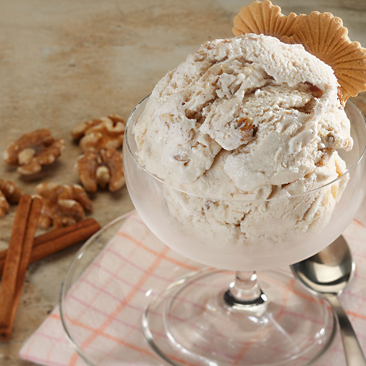 Cinnamon Walnut Ice Cream
