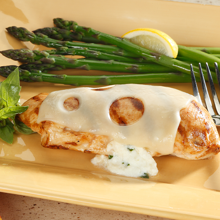 Grilled Chicken with Herbed Ricotta