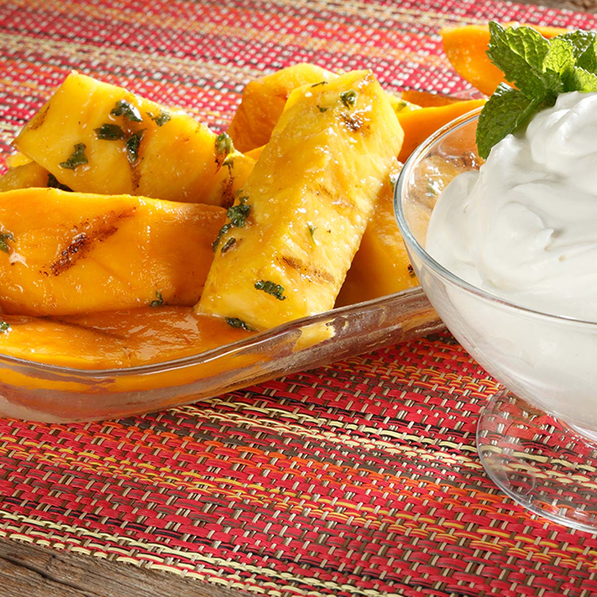 Grilled Fruit Dessert