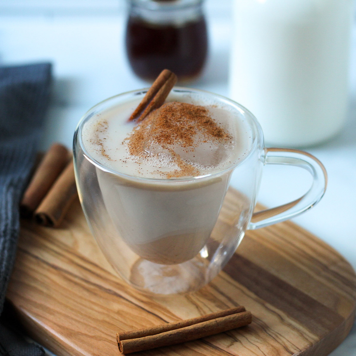 Iced Horchata-Flavored Milk