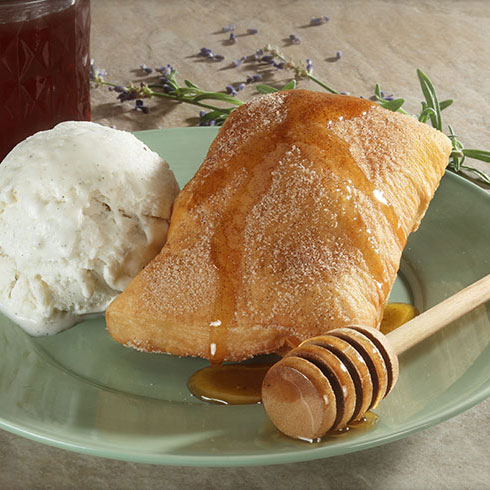 Sopapillas with Lavender Honey à La Mode