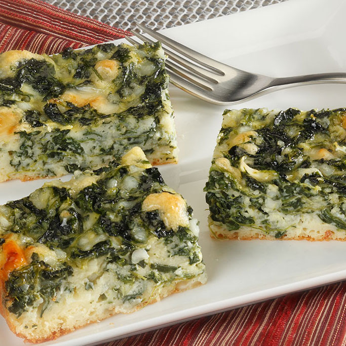 Layered Spinach Bake