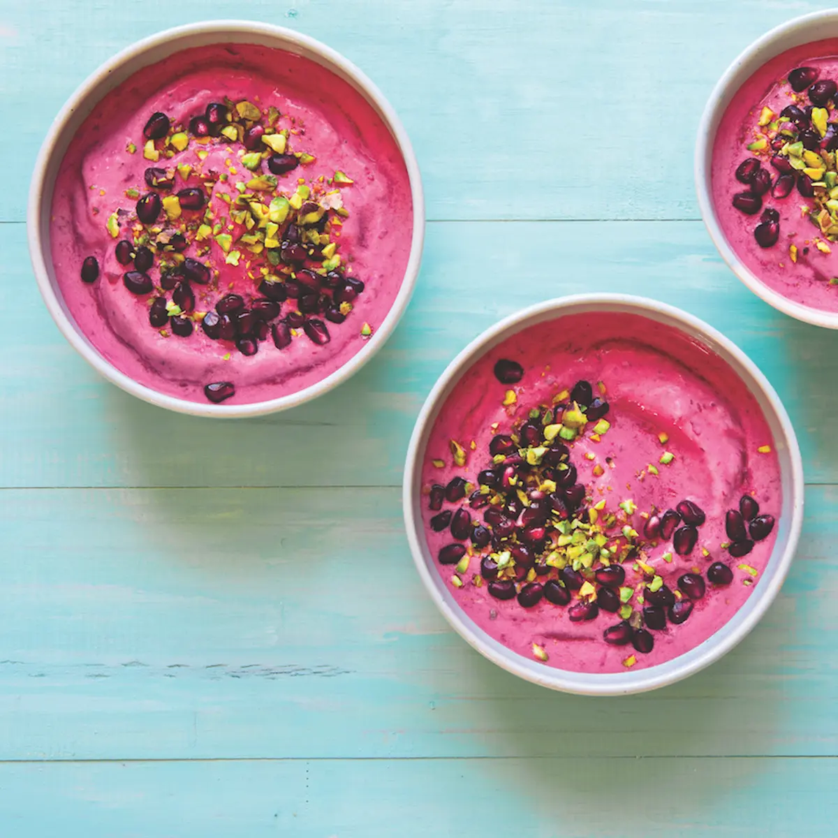 Pomegranate-Cherry Smoothie Bowl