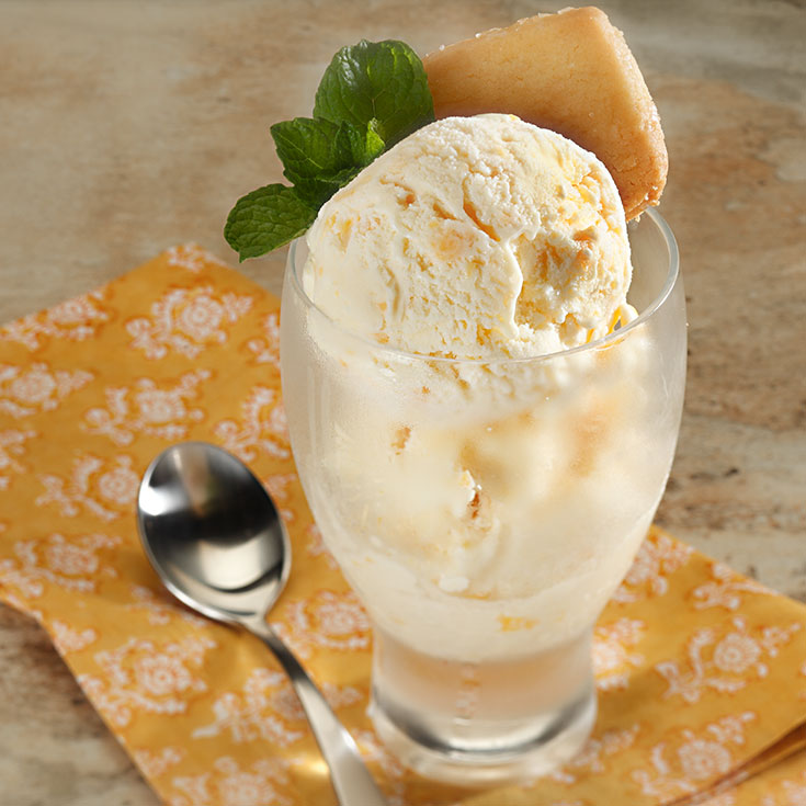 Peach Custard Ice Cream