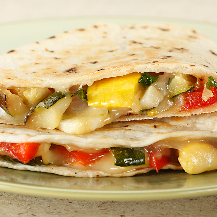 Roasted Vegetable Quesadillas
