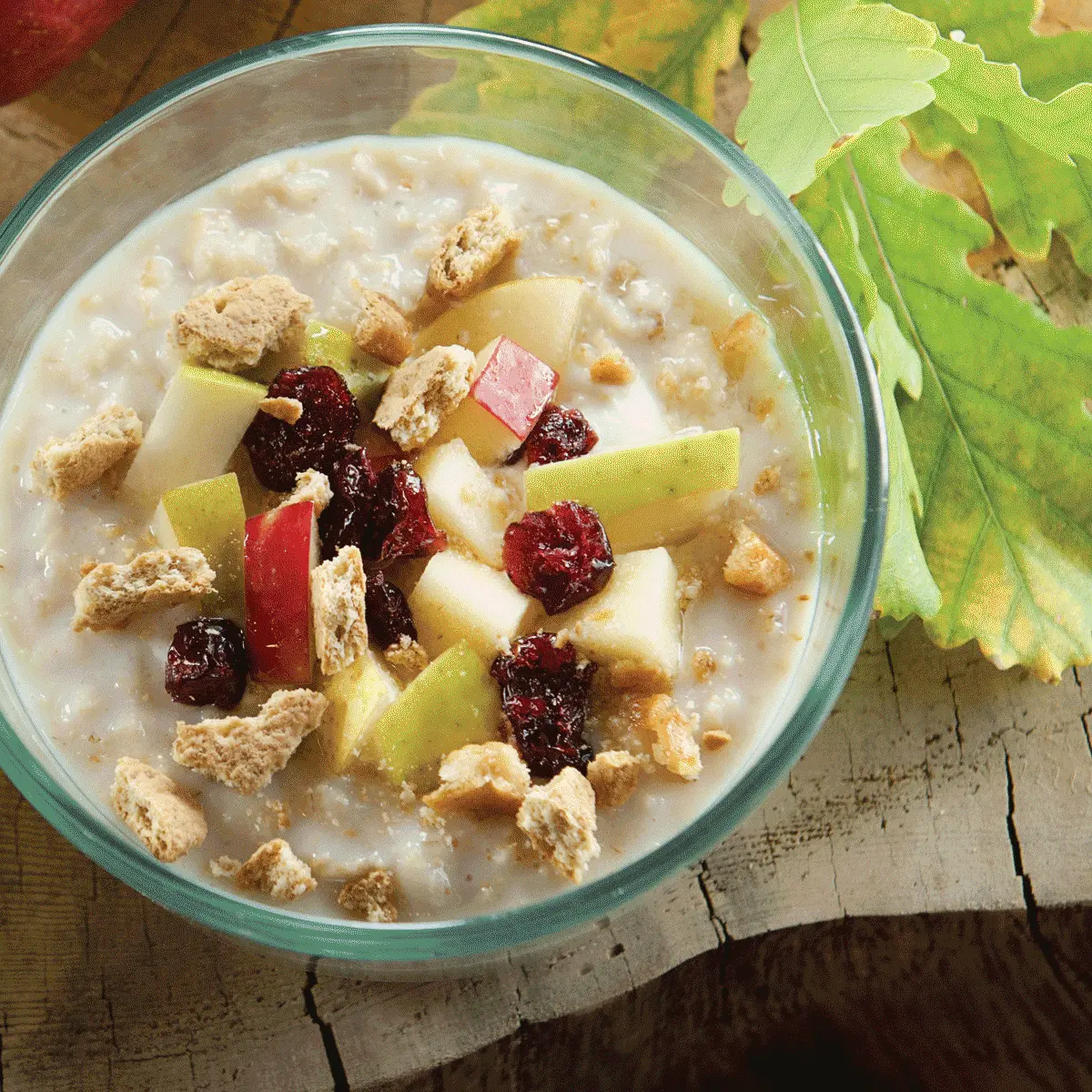 Harvest Oatmeal with Apple-Cinnamon Yogurt
