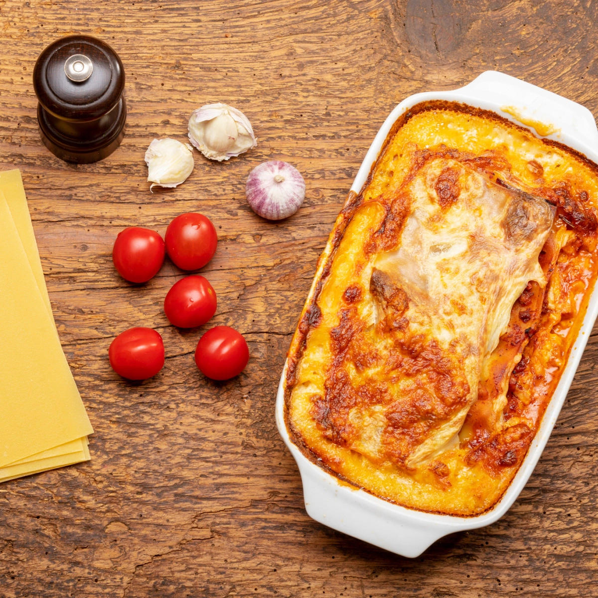 Four-Cheese Lasagna