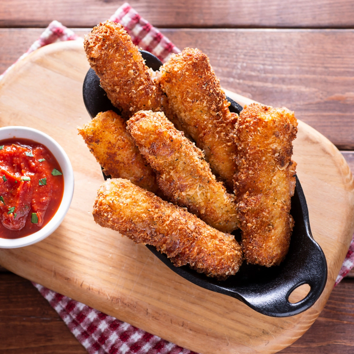 Baked Mozzarella Sticks
