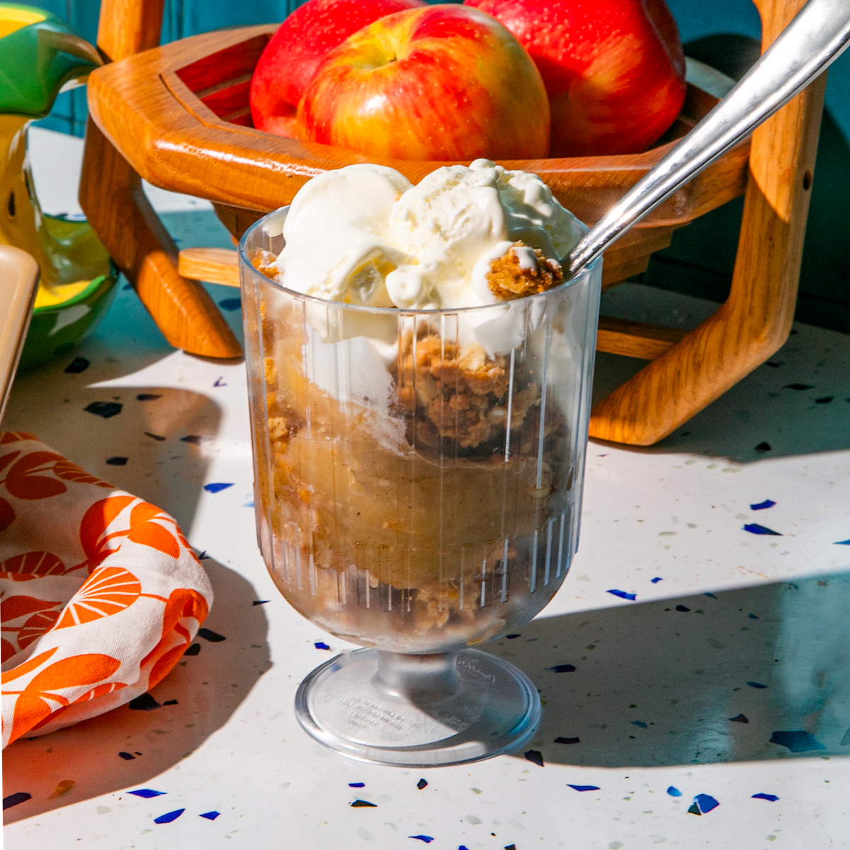 Cinnamon and Brown Sugar Apple Crisp