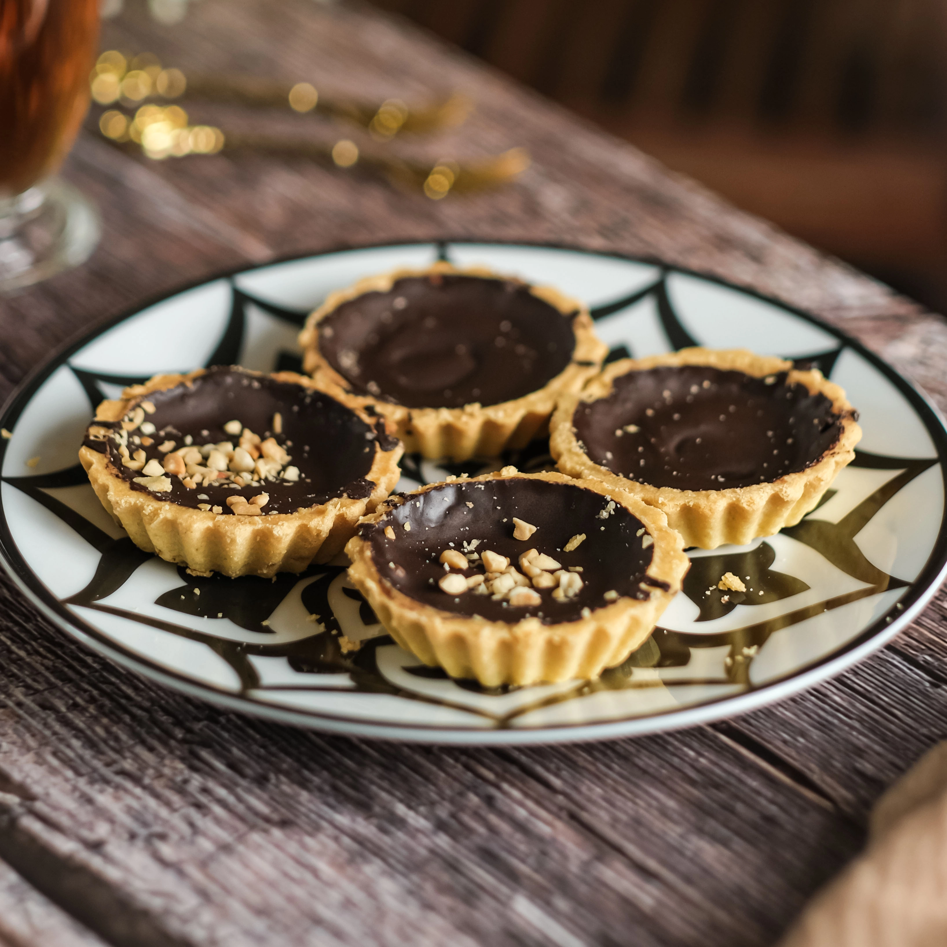 Mini Chocolate Chess Pies