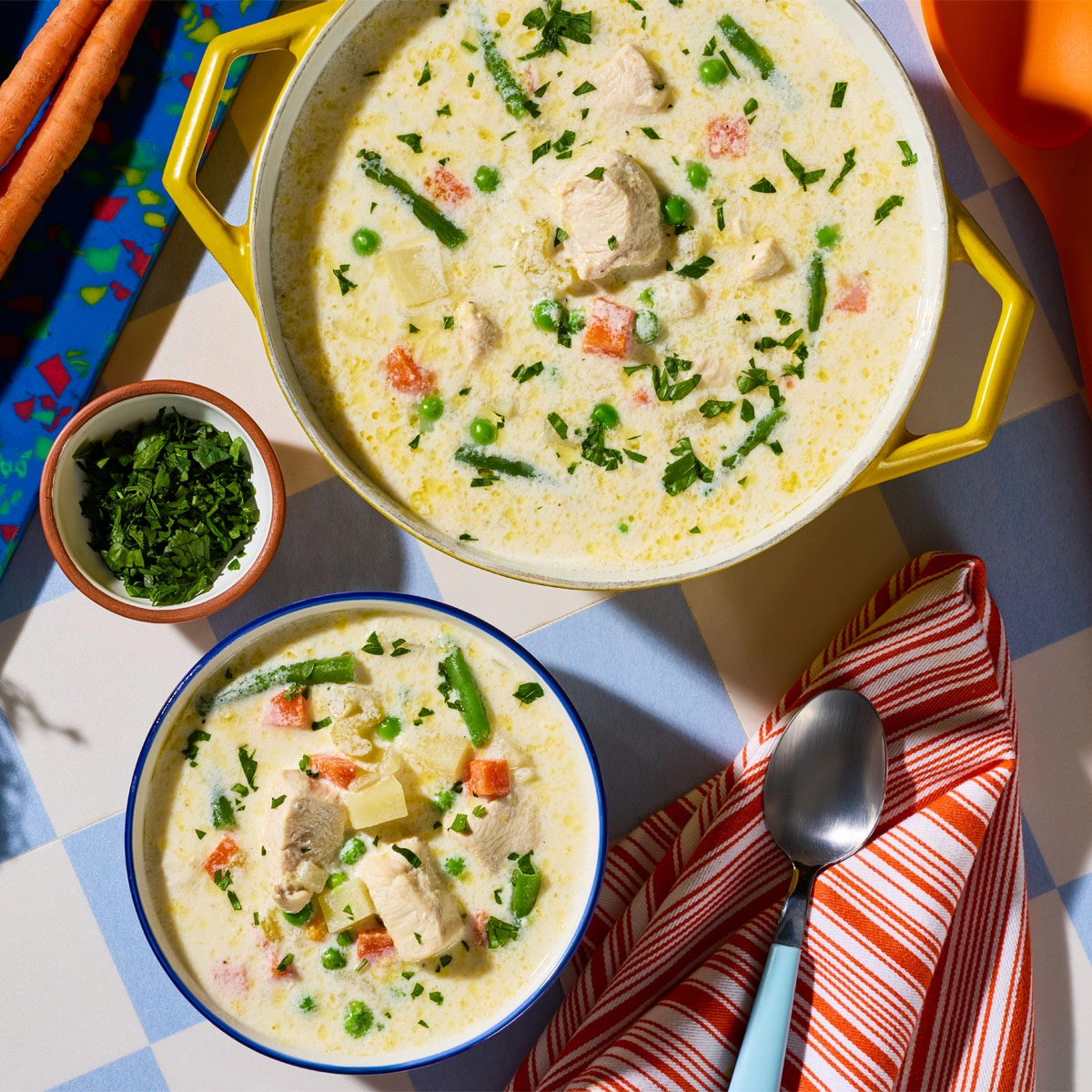 Creamy Chicken and Vegetable Soup