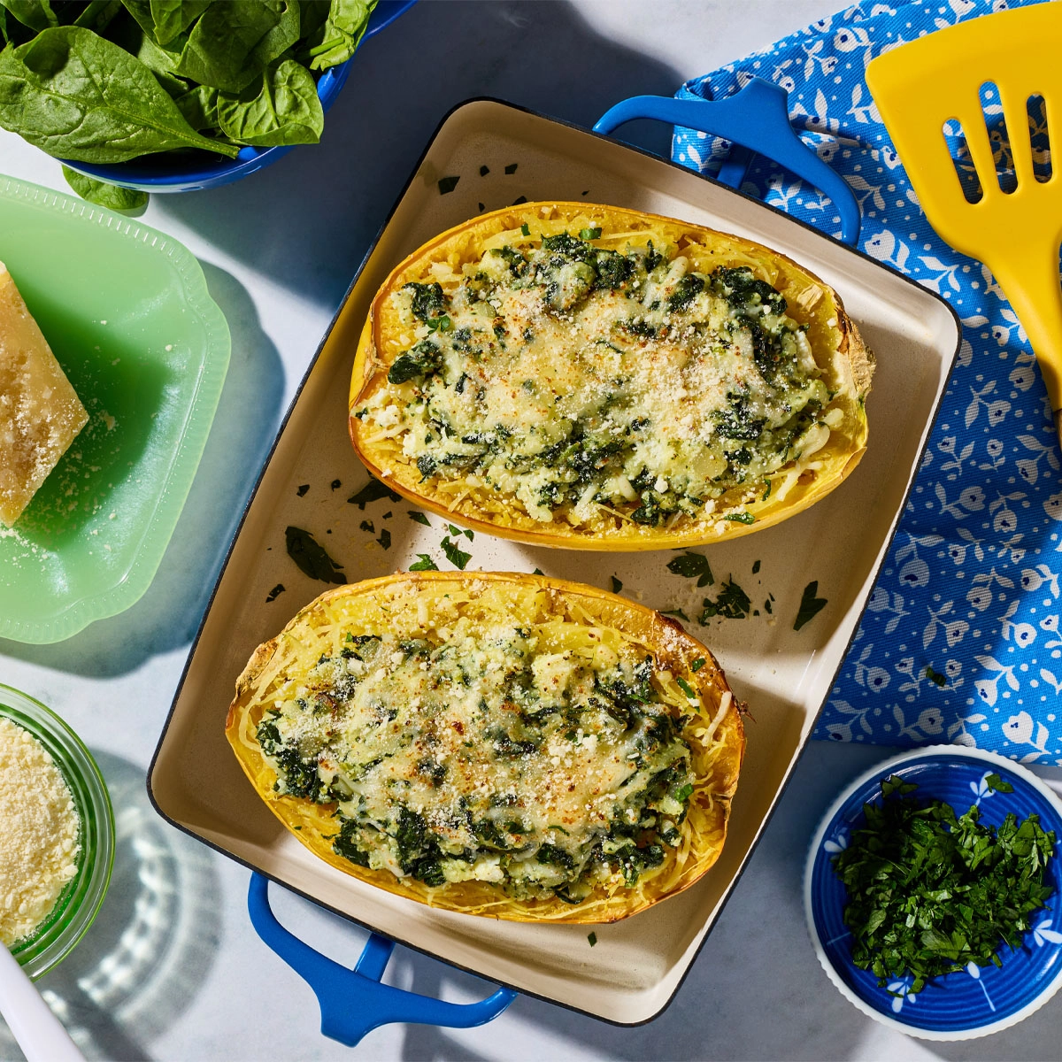 Ricotta-and-Spinach Stuffed Spaghetti Squash
