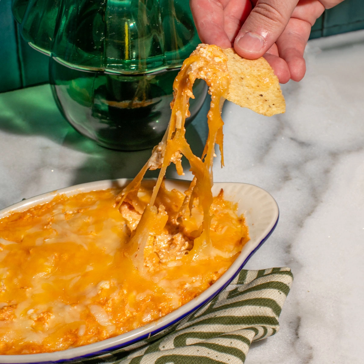 Vanessa Nunez’ Cottage Cheese Buffalo Chicken Protein Dip
