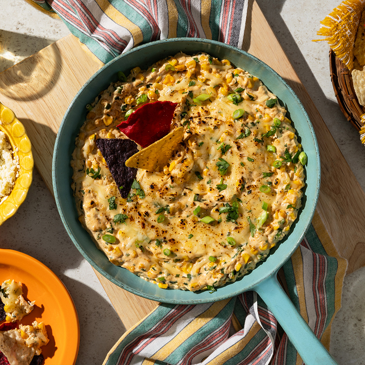 Skillet Elote Street-Corn Dip