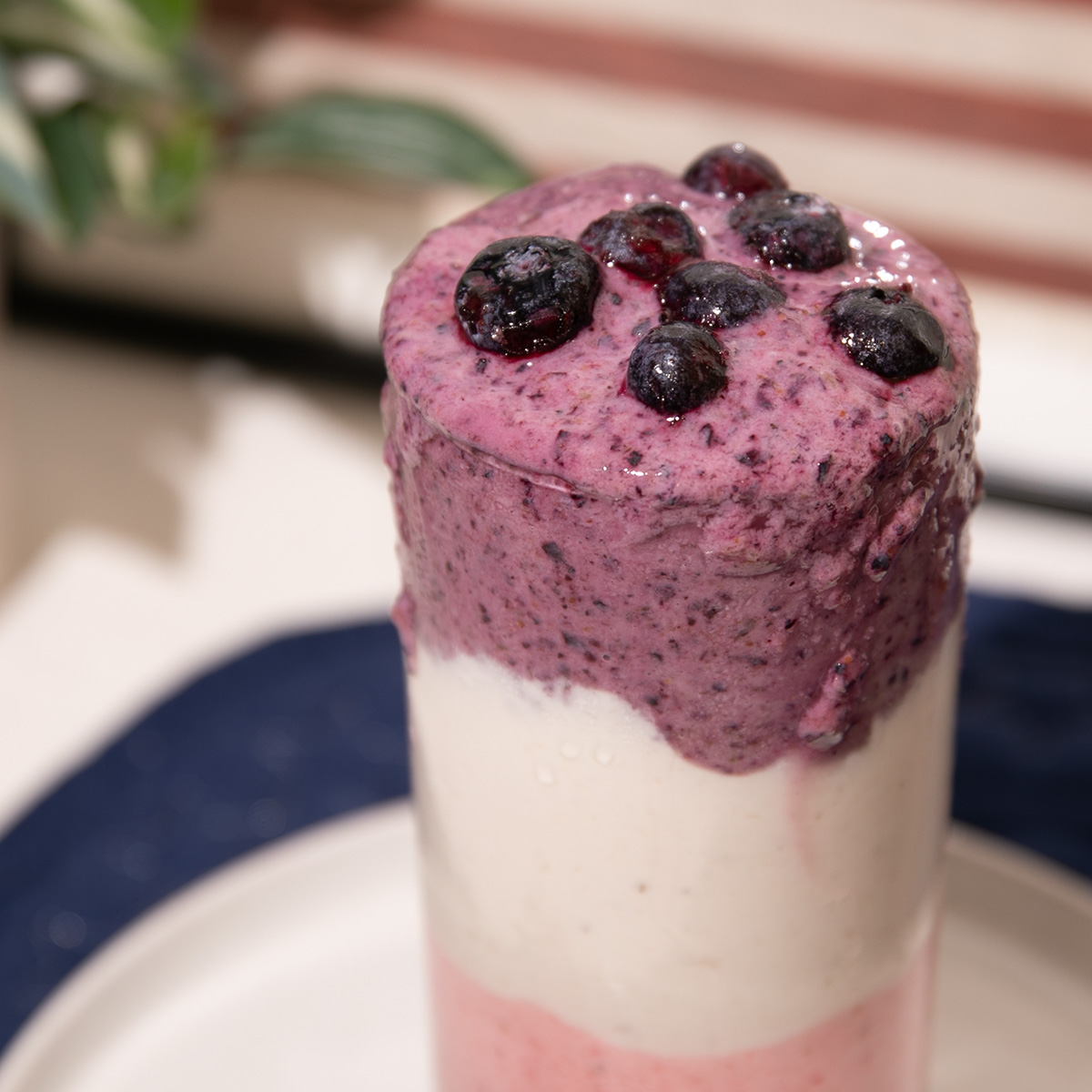 Red, White and Blue 4th of July Smoothie