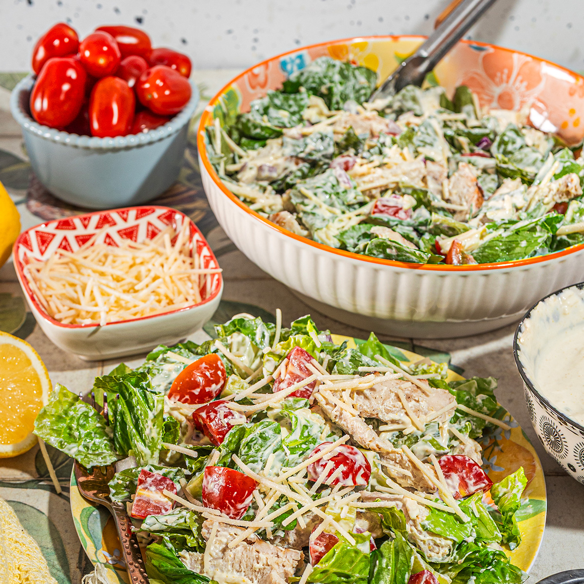  Loaded Creamy Chicken Chopped Salad