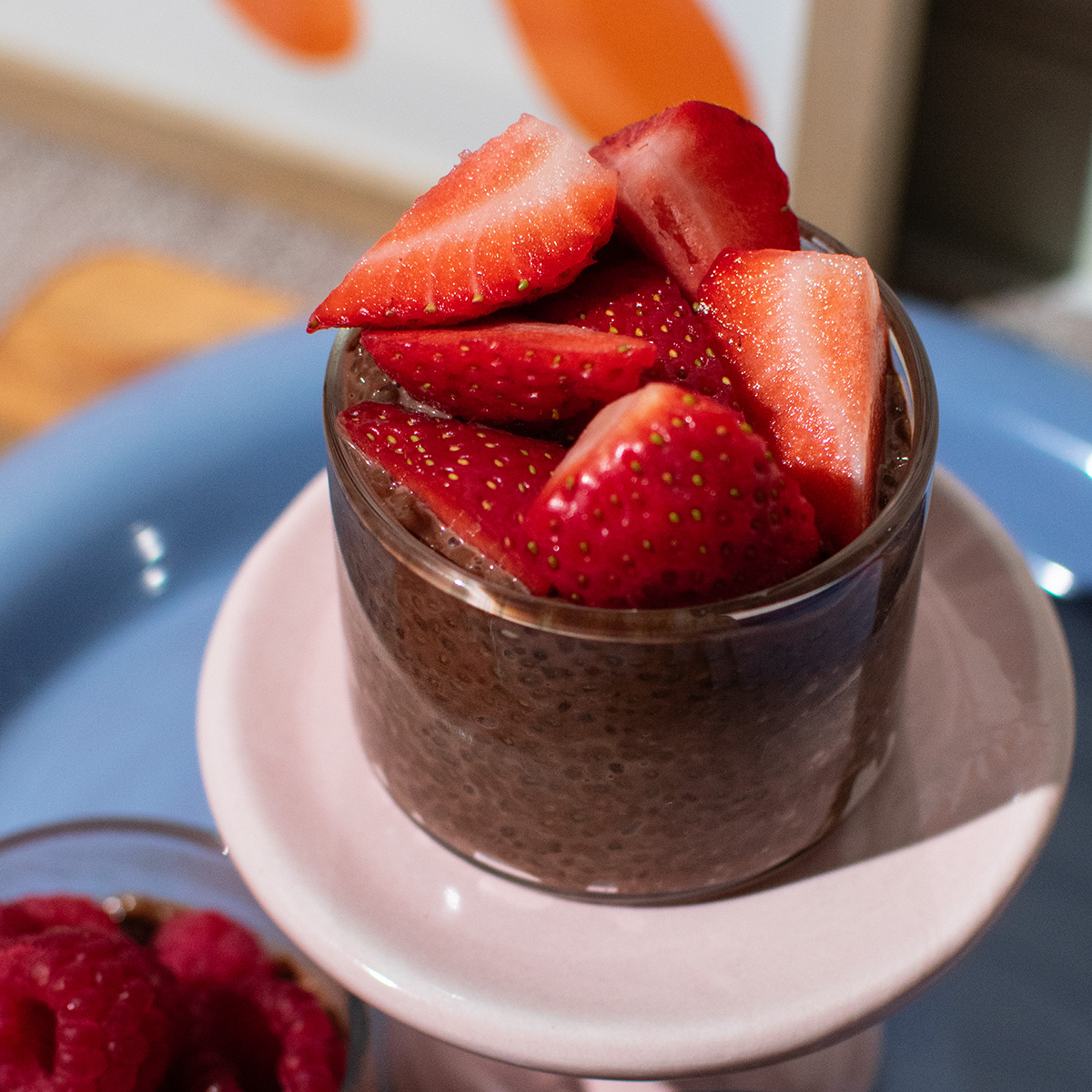 High-Fiber No-Cook Chocolate Chia Pudding
