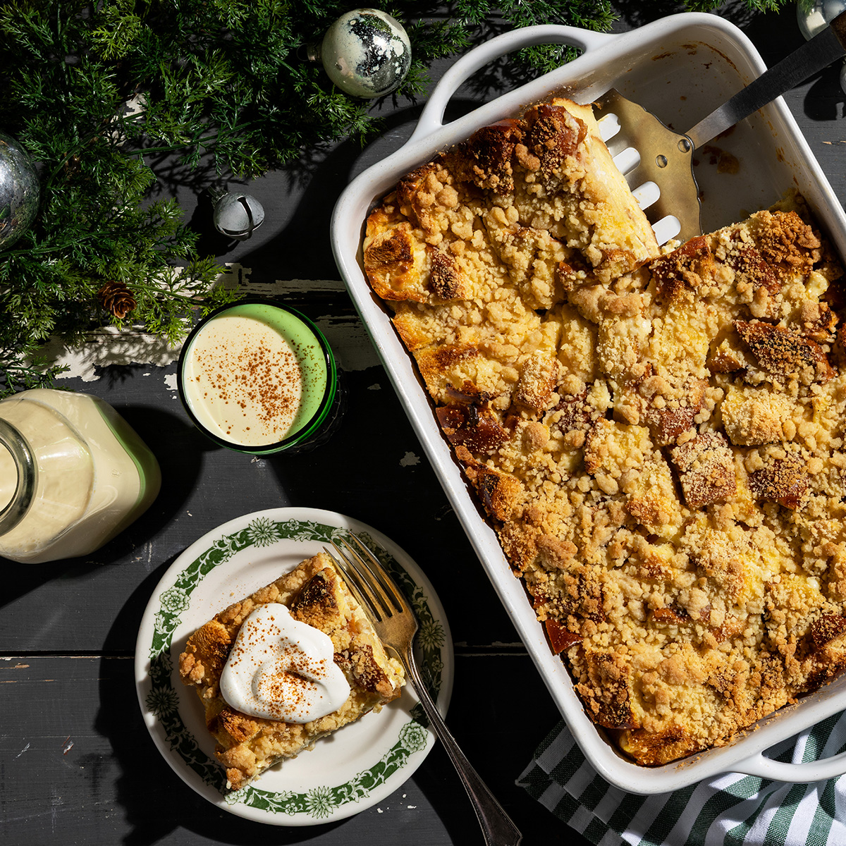 Eggnog French Toast Bake